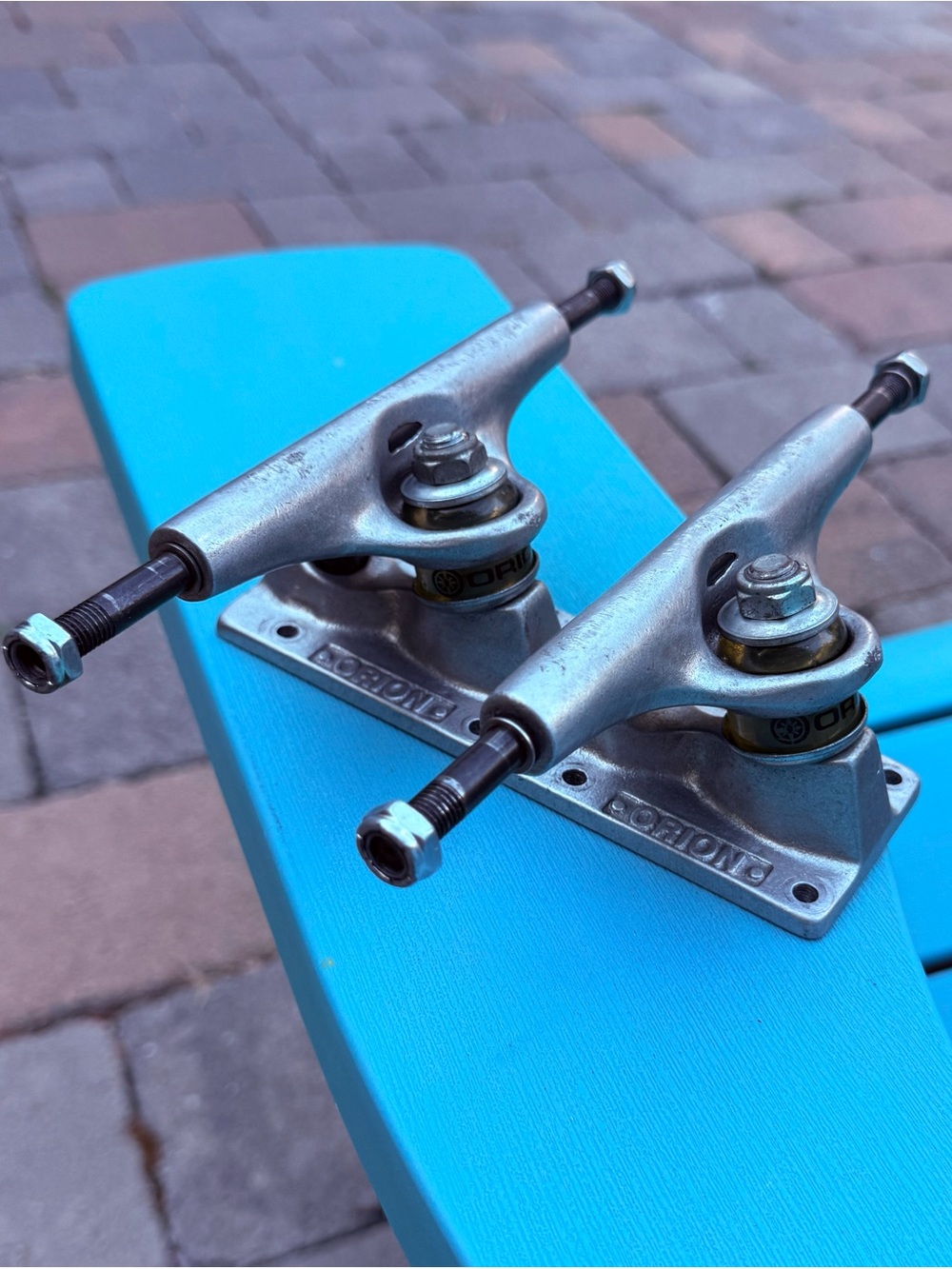 Vintage Orion Skateboard Trucks - All Original Components - Excellent Condition